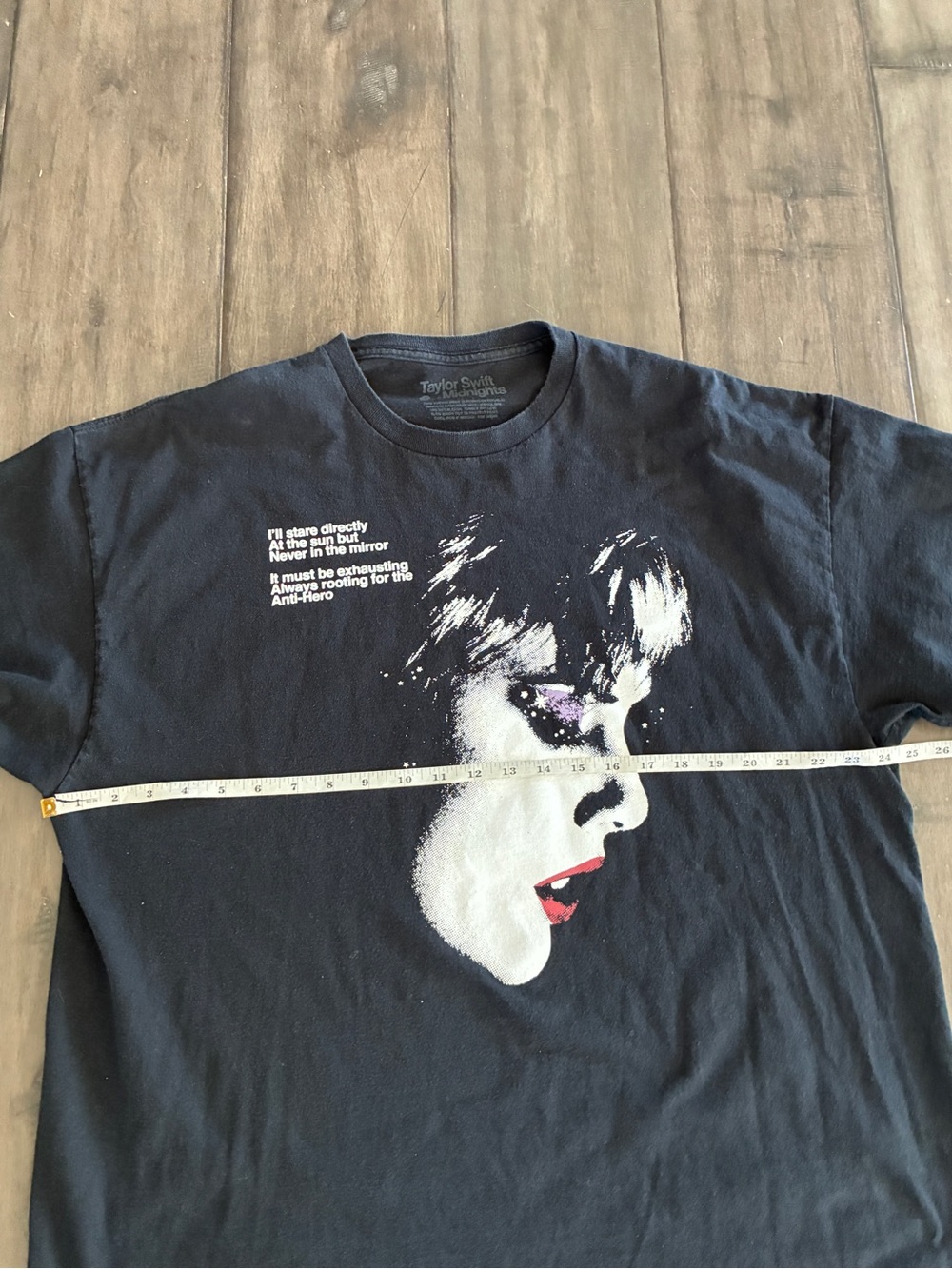 Taylor Swift Midnights Anti-Hero Lyrica and Portrait Tee - Size 2X - Picture 10 of 14